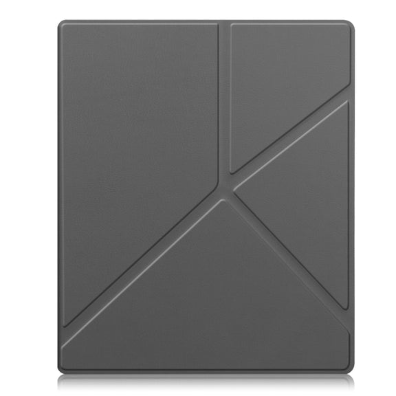For Kobo Elipsa 2E Solid Color Deformation TPU Leather Smart Tablet Case(Grey)