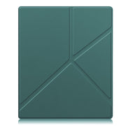 For Kobo Elipsa 2E Solid Color Deformation TPU Leather Smart Tablet Case(Green)