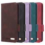For OPPO Reno10 Pro+ Magnetic Clasp Leather Phone Case(Brown)