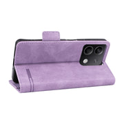 For Xiaomi Redmi Note 13 5G Magnetic Clasp Leather Phone Case(Purple)
