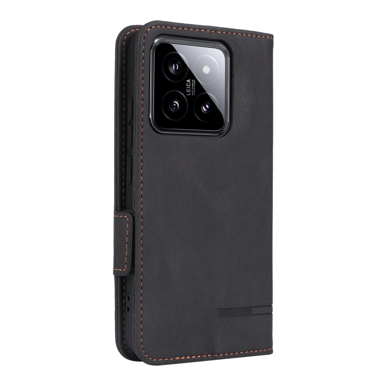 For Xiaomi 14 Magnetic Clasp Leather Phone Case(Black)
