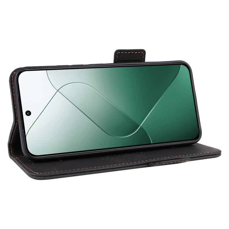For Xiaomi 14 Magnetic Clasp Leather Phone Case(Black)