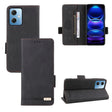 For Xiaomi Redmi Note 12 4G Magnetic Clasp Leather Phone Case(Black) - Xiaomi Cases by PMC TechLife | Online Shopping South Africa | PMC TechLife | Buy Now Pay Later Mobicred