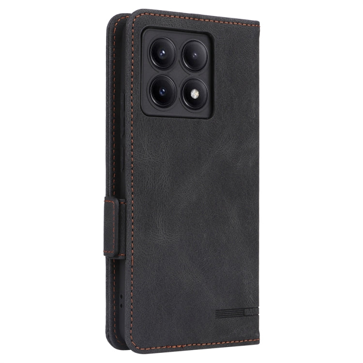 For Xiaomi Redmi K70E 5G Magnetic Clasp Leather Phone Case(Black)