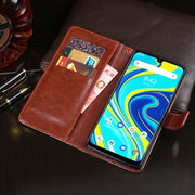 For UMIDIGI A7 Pro idewei Crazy Horse Texture Horizontal Flip Leather Case with Holder & Card Slots & Wallet(White)