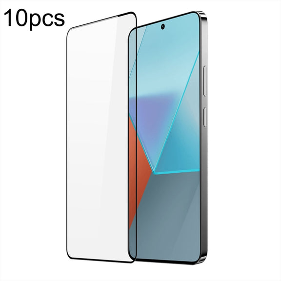 For Xiaomi Redmi Note 13 4G 10pcs DUX DUCIS 0.33mm 9H Medium Alumina Tempered Glass Film