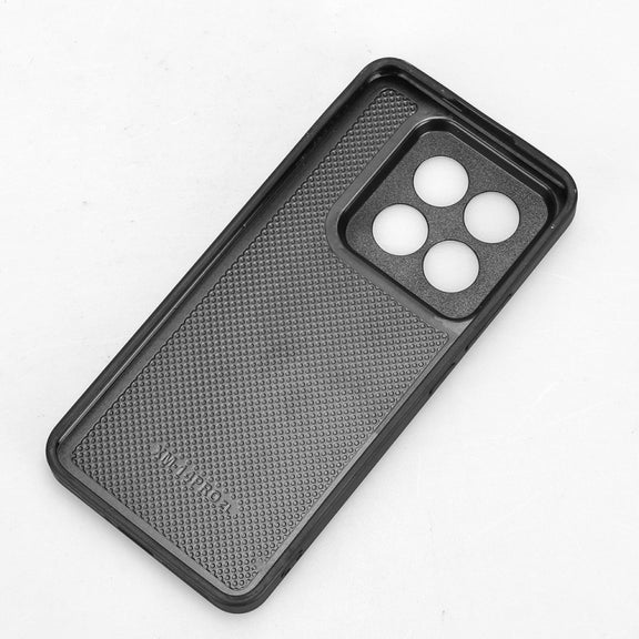 For Xiaomi 14 Pro Sewing Cow Pattern Skin PC + PU + TPU Phone Case(Red)