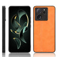 For Xiaomi 13T / Redmi K60 Ultra Sewing Cow Pattern Skin PC + PU + TPU Phone Case(Orange) - Xiaomi Cases by PMC TechLife | Online Shopping South Africa | PMC TechLife | Buy Now Pay Later Mobicred
