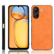 For Xiaomi Redmi 13C 4G / Poco C65 Sewing Cow Pattern Skin PC + PU + TPU Phone Case(Orange) - 13C Cases by PMC TechLife | Online Shopping South Africa | PMC TechLife | Buy Now Pay Later Mobicred