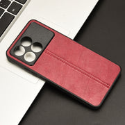 For Xiaomi Redmi K70 / K70 Pro Sewing Cow Pattern Skin PC + PU + TPU Phone Case(Red)