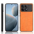 For Xiaomi Redmi K70 / K70 Pro Sewing Cow Pattern Skin PC + PU + TPU Phone Case(Orange) - free shipping - PMC TechLife - Order now!
