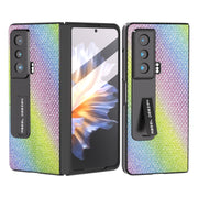 For Honor Magic Vs ABEEL Integrated Diamond Series Phone Case with Holder(Rainbow)