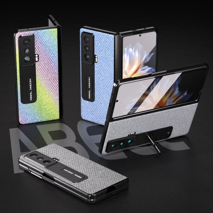 For Honor Magic Vs ABEEL Integrated Diamond Series Phone Case with Holder(Rainbow)