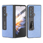 For Honor Magic Vs ABEEL Integrated Diamond Series Phone Case with Holder(Sapphire Blue)