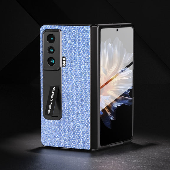 For Honor Magic Vs ABEEL Integrated Diamond Series Phone Case with Holder(Sapphire Blue)