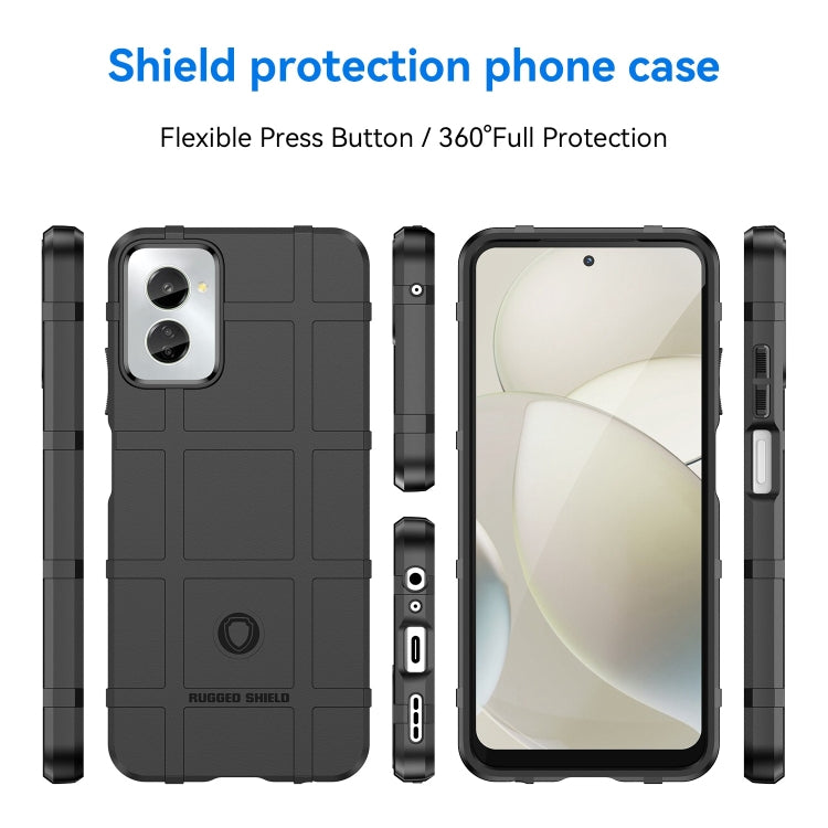 For Motorola Moto G Power 2024 Full Coverage Shockproof TPU Phone Case(Black)