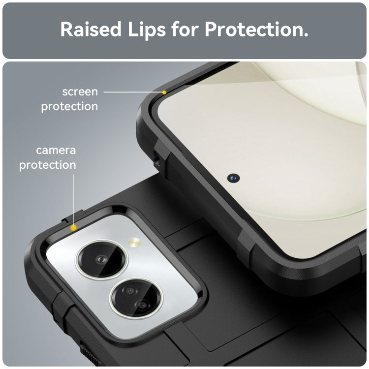 For Motorola Moto G Power 2024 Full Coverage Shockproof TPU Phone Case(Black)