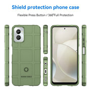 For Motorola Moto G Power 2024 Full Coverage Shockproof TPU Phone Case(Green)