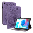 For Realme Pad 10.4 / Pad 5G 10.4 Butterfly Rose Embossed Leather Tablet Case(Purple) - Realme by PMC TechLife | Online Shopping South Africa | PMC TechLife | Buy Now Pay Later Mobicred