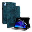 For Realme Pad X Butterfly Rose Embossed Leather Tablet Case(Dark Blue) - Realme by PMC TechLife | Online Shopping South Africa | PMC TechLife | Buy Now Pay Later Mobicred