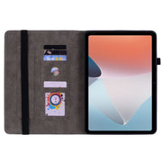For OPPO Pad Air Butterfly Rose Embossed Leather Tablet Case(Green)