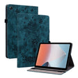 For OPPO Pad Air Butterfly Rose Embossed Leather Tablet Case(Dark Blue) - free shipping - PMC TechLife - Order now!