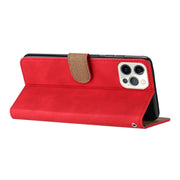 For iPhone 16 Pro Seven Butterflies Embossed Leather Phone Case(Red)