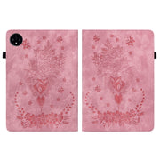 For Huawei MatePad Pro 11 2022 Butterfly Rose Embossed Leather Tablet Case(Pink)