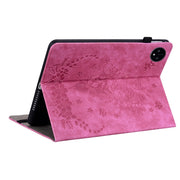 For Huawei MatePad Pro 11 2022 Butterfly Rose Embossed Leather Tablet Case(Rose Red)