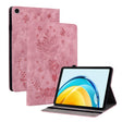 For Huawei MatePad SE 10.4 Butterfly Rose Embossed Leather Tablet Case(Pink) - Huawei Cases by PMC TechLife | Online Shopping South Africa | PMC TechLife | Buy Now Pay Later Mobicred
