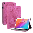 For Huawei MatePad T 10s / Enjoy Tablet 2 Butterfly Rose Embossed Leather Tablet Case(Rose Red) - Huawei Cases by PMC TechLife | Online Shopping South Africa | PMC TechLife | Buy Now Pay Later Mobicred