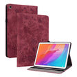 For Huawei MatePad T 10s/Enjoy Tablet 2 Butterfly Rose Embossed Leather Tablet Case(Red) - Huawei Cases by PMC TechLife | Online Shopping South Africa | PMC TechLife | Buy Now Pay Later Mobicred