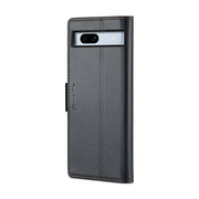 For Google Pixel 7a CaseMe 023 Butterfly Buckle Litchi Texture RFID Anti-theft Leather Phone Case(Black)