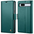 For Google Pixel 7a CaseMe 023 Butterfly Buckle Litchi Texture RFID Anti-theft Leather Phone Case(Pearly Blue) - free shipping - PMC Jewellery - Order now!