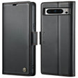 For Google Pixel 8 Pro CaseMe 023 Butterfly Buckle Litchi Texture RFID Anti-theft Leather Phone Case(Black) - free shipping - PMC Jewellery - Order now!