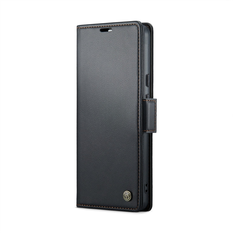 For Google Pixel 9 Pro XL CaseMe 023 Butterfly Buckle Litchi Texture RFID Anti-theft Leather Phone Case(Black)