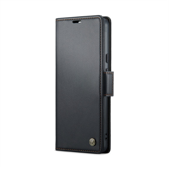 For Google Pixel 9 Pro XL CaseMe 023 Butterfly Buckle Litchi Texture RFID Anti-theft Leather Phone Case(Black)