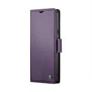 For Google Pixel 9 Pro XL CaseMe 023 Butterfly Buckle Litchi Texture RFID Anti-theft Leather Phone Case(Pearly Purple)