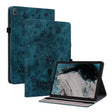For Nokia T20 10.4 2021 Butterfly Rose Embossed Leather Tablet Case(Dark Blue) - Honor Cases by PMC TechLife | Online Shopping South Africa | PMC TechLife | Buy Now Pay Later Mobicred