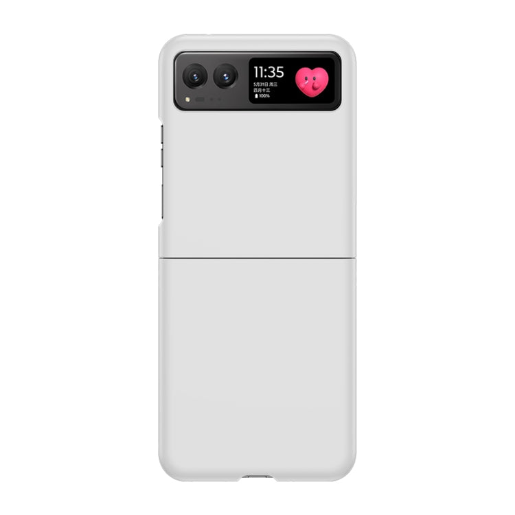 For Motorola Razr 40 Skin Feel PC Phone Case(White)