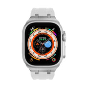 AP Silicone Watch Band For Apple Watch SE 2023 40mm(Silver White)
