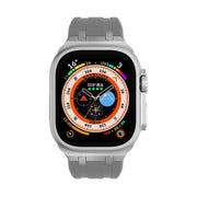AP Silicone Watch Band For Apple Watch Ultra 2 49mm(Silver Grey)