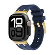 AP Silicone Watch Band For Apple Watch Series 10 42mm(Gold Blue) - free shipping - PMC TechLife - Order now!