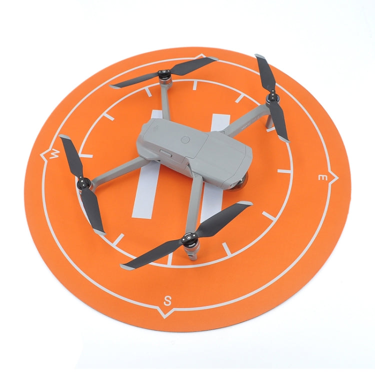 For DJI Mavic Mini / Air 2 / / Air 2S STARTRC RC Drone Quadcopter Portable Parking Apron Fast-fold Landing Parking Pad, Diameter: 50cm(Orange)