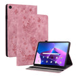 For Lenovo Tab M10 10.1 3rd Gen Butterfly Rose Embossed Leather Tablet Case(Pink) - Lenovo by PMC TechLife | Online Shopping South Africa | PMC TechLife | Buy Now Pay Later Mobicred
