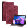 For Lenovo Tab M10 Plus 10.6 3rd Gen Butterfly Rose Embossed Leather Tablet Case(Red) - Lenovo by PMC TechLife | Online Shopping South Africa | PMC TechLife | Buy Now Pay Later Mobicred