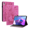 For Lenovo Tab P11 Gen 2 11.5 Butterfly Rose Embossed Leather Tablet Case(Rose Red) - Lenovo by PMC TechLife | Online Shopping South Africa | PMC TechLife | Buy Now Pay Later Mobicred