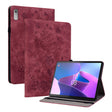 For Lenovo Tab P11 Gen 2 11.5 Butterfly Rose Embossed Leather Tablet Case(Red) - Lenovo by PMC TechLife | Online Shopping South Africa | PMC TechLife | Buy Now Pay Later Mobicred