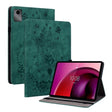 For Lenovo Tab M11/Xiaoxin Pad 11 2024 Butterfly Rose Embossed Leather Tablet Case(Green) - Lenovo by PMC TechLife | Online Shopping South Africa | PMC TechLife | Buy Now Pay Later Mobicred