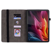 For Lenovo Tab K11 Plus Butterfly Rose Embossed Leather Tablet Case(Pink)